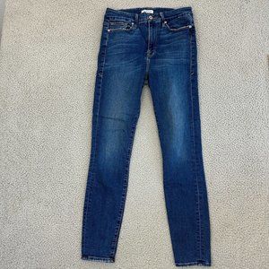Good American Good Legs Jeans size 12 / 31 High Waist Skinny Denim Distressed